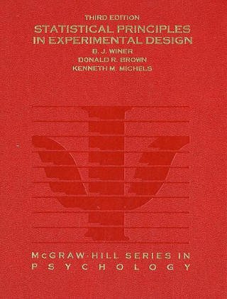 Imagen de archivo de Statistical Principles In Experimental Design a la venta por SecondSale