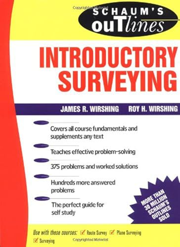 Imagen de archivo de Schaums Outline of Introductory Surveying (Schaums) a la venta por KuleliBooks