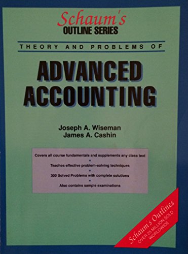 9780070711389: Advanced Accounting (Schaum's Outlines)