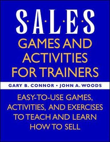 Stock image for Sales: Games and Activities for Trainers for sale by ThriftBooks-Dallas