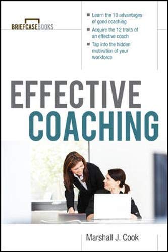 Effective Coaching (9780070718647) by Marshall J. Cook