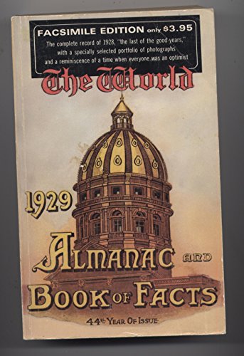 Beispielbild fr The 1929 world almanac and book of facts zum Verkauf von Wonder Book