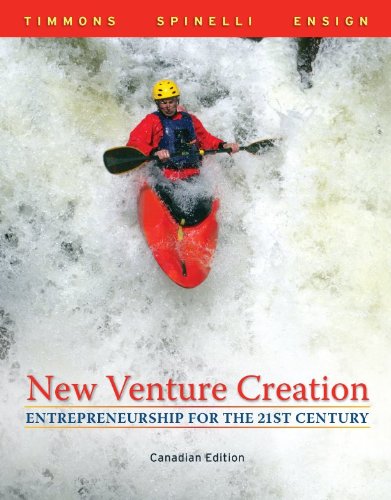 Stock image for New Venture Creation, CDN Edition for sale by HPB-Red
