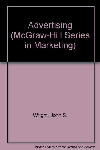 9780070720695: Advertising (MCGRAW HILL SERIES IN MARKETING)