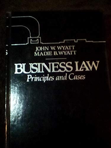 Beispielbild fr Business Law, Principles and Cases zum Verkauf von ThriftBooks-Atlanta