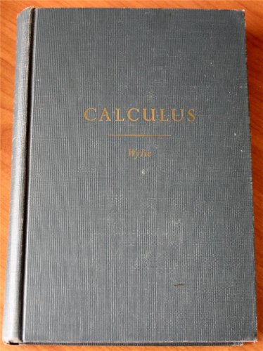 Calculus (9780070721906) by Wylie, C.Ray