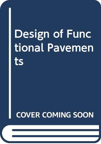 9780070722439: Design of Functional Pavements