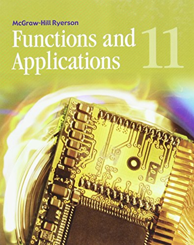 9780070725966: Functions and Applications 11 Student Edition