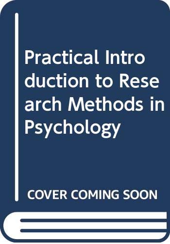 A Practical Introduction to Research Methods in Psychology (9780070727038) by Zechmeister, Eugene B.