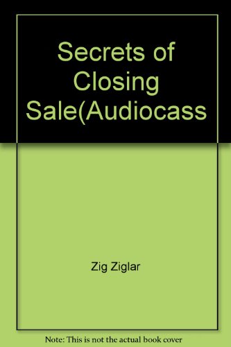 9780070728684: Secrets of Closing Sale(Audiocass