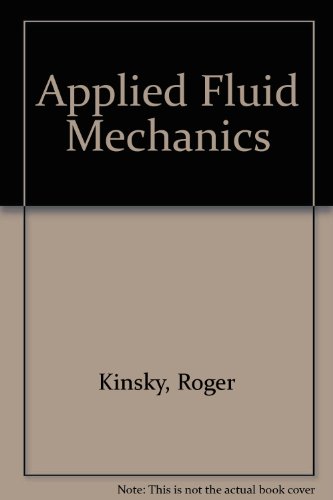 Beispielbild fr Applied Fluid Mechanics zum Verkauf von Book Dispensary