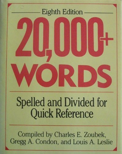 Stock image for 20000 + Words for sale by Wonder Book