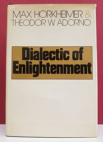 Stock image for Dialectic of enlightenment for sale by Half Moon Books