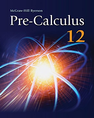 9780070738720: Pre-calculus 12