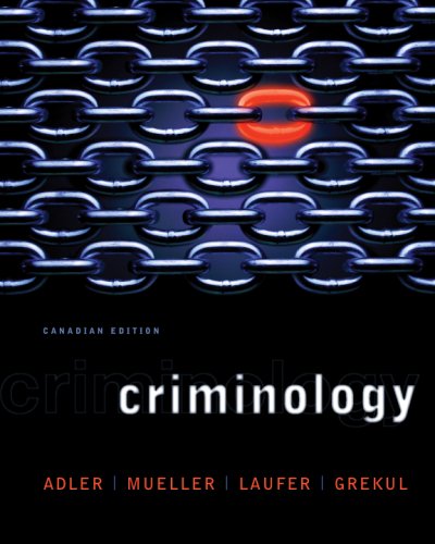 Beispielbild fr Criminology zum Verkauf von Better World Books