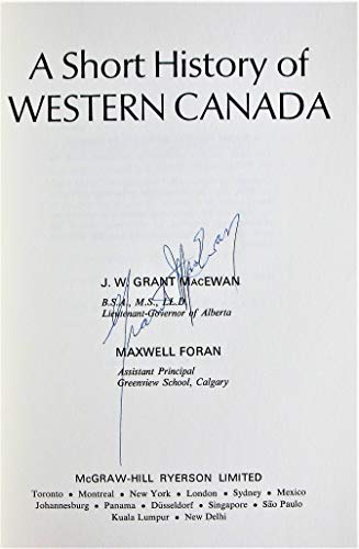 Imagen de archivo de A Short History of Western Canada a la venta por SecondSale