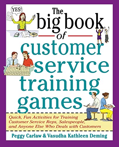 9780070779747: The Big Book of Customer Service Training Games (Big Book Series): Quick, Fun Activities for Training Customer Service Reps, Salespeople, and Anyone Else Who Deals With Customers