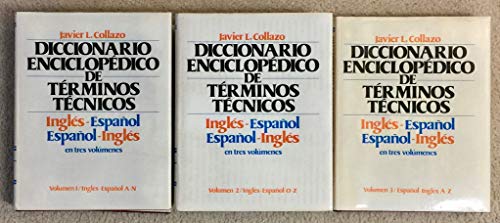 Stock image for Diccionario Enciclopedico de Terminos Tecnicos: Ingles - Espanol/Espanol - Ingles, 3 Vol. Set for sale by ThriftBooks-Dallas