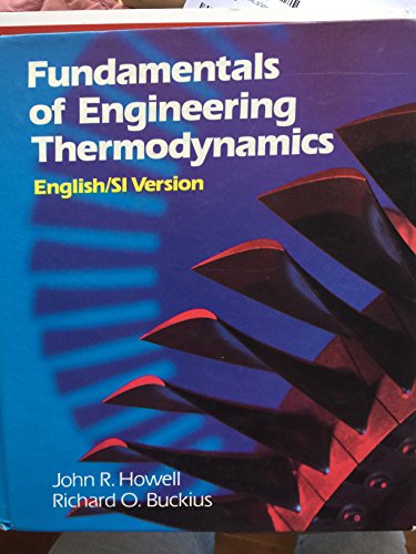 Stock image for Fundamentals of Engineering Thermodynamics: English/Si Version/With Diskette for sale by Blue Vase Books