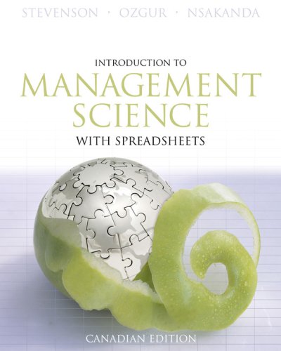 Stock image for Introduction to Management Science, Cdn edition for sale by ThriftBooks-Dallas