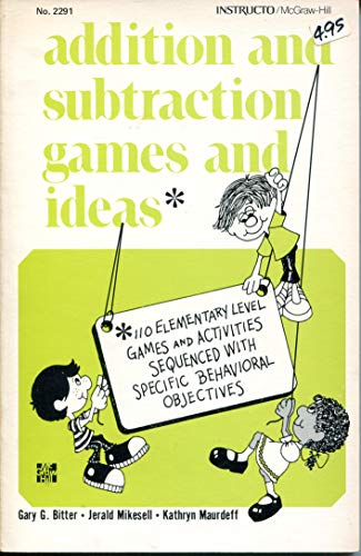 Beispielbild fr Addition and subtraction games and ideas zum Verkauf von Wonder Book