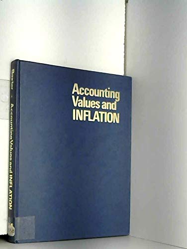 Beispielbild fr Accounting Values and Inflation zum Verkauf von Webbooks, Wigtown