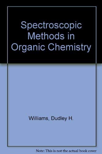 Stock image for Spectroscopic Methods in Organic Chemistry for sale by Jenhams Books