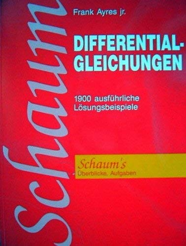 9780070843721: Differentialgleichungen : German Version of Differential Equations