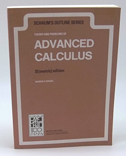 Beispielbild fr Schaum's Outline of Theory and Problems of Advanced Calculus (Schaum's Outline S.) zum Verkauf von WorldofBooks