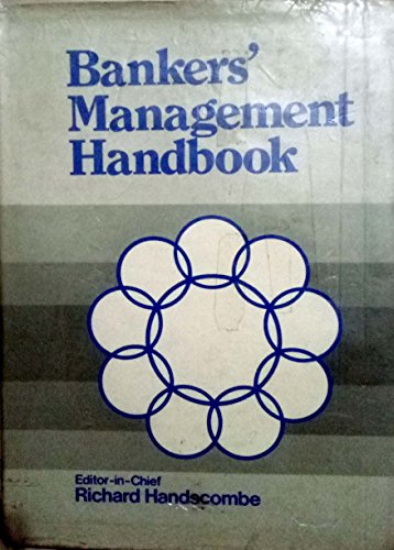 Imagen de archivo de Banker*s Management Handbook a la venta por Mispah books