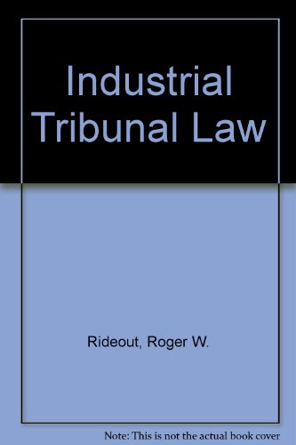 9780070845329: Industrial Tribunal Law