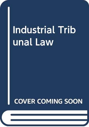 9780070845350: Industrial tribunal law