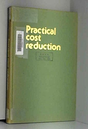 Stock image for Practical Cost Reduction for sale by Mispah books