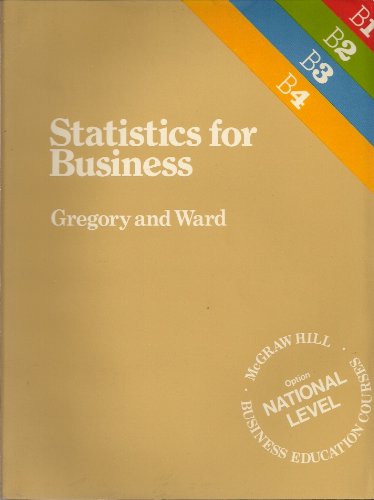 Stock image for Statistics for Business (McGraw-Hill business education courses) for sale by AwesomeBooks