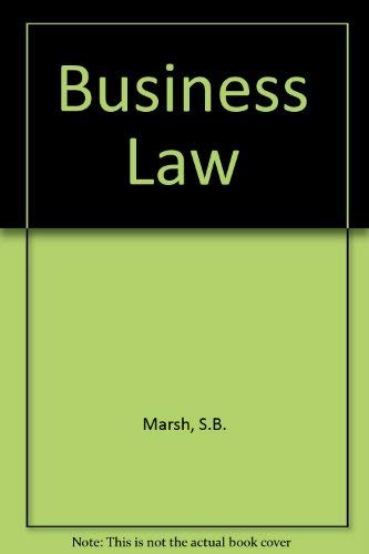 Stock image for Business Law for sale by Stephen White Books