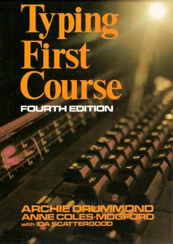 Stock image for Typist First Course : Fourth Edition for sale by J J Basset Books, bassettbooks, bookfarm.co.uk