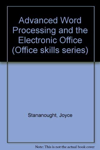 9780070848986: Advanced Word Processing and the Electronic Office