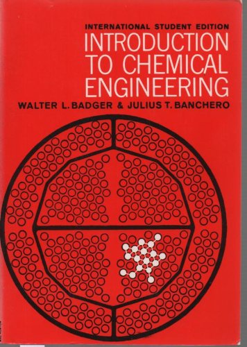 9780070850279: Introduction to Chemical Engineering