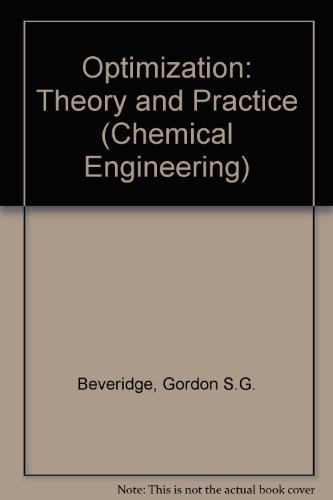 9780070850552: Optimization: Theory and Practice (Chemical Engineering)