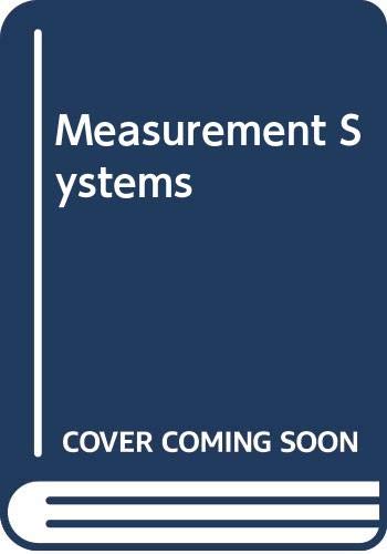 Beispielbild fr Measurement Systems: Application and Design zum Verkauf von AwesomeBooks