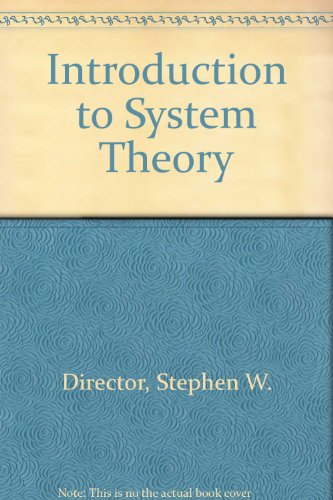 9780070851894: Introduction to System Theory