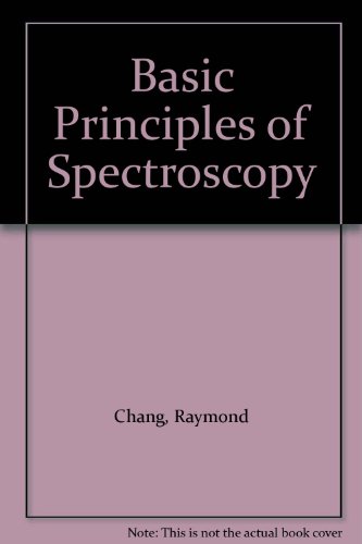 9780070851979: Basic Principles of Spectroscopy