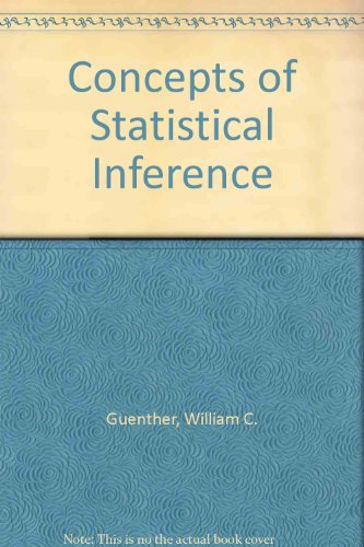 9780070852327: Concepts of Statistical Inference