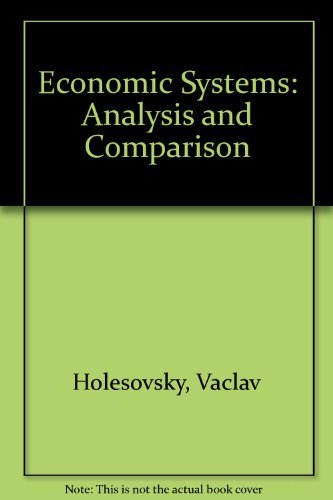 9780070853300: Economic Systems: Analysis and Comparison