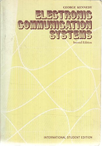 9780070853546: Electronic Communication Systems