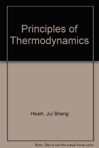 9780070853935: Principles of Thermodynamics