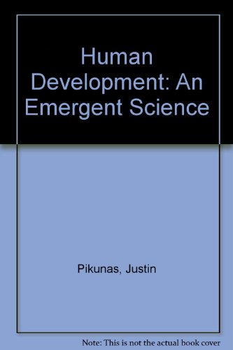 9780070855748: Human Development, an Emergent Science