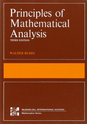 Beispielbild fr Principles of Mathematical Analysis zum Verkauf von Blackwell's