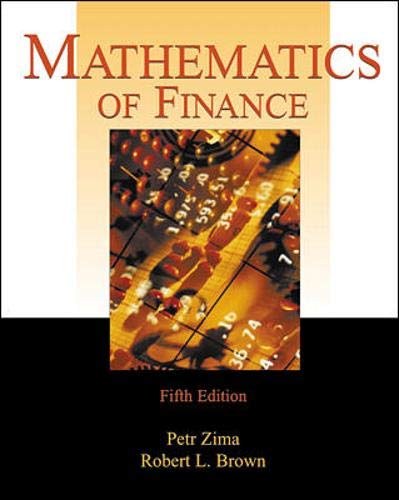 9780070871359: Mathematics of Finance