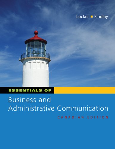 Imagen de archivo de Essentials of Business and Administrative Communication, First Edition a la venta por Better World Books